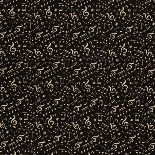 Baumwolle| KIM Musik Noten | Schwarz